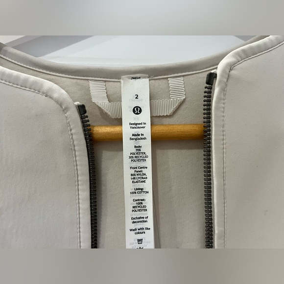 NWT Lululemon Collarless Textured Fleece Full Zip - Picture 3 of 6
